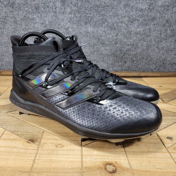 adidas Other - NEW Adidas Men's Adizero Afterburner 8 Black Mid Baseball Cleats GW3364 Size 14